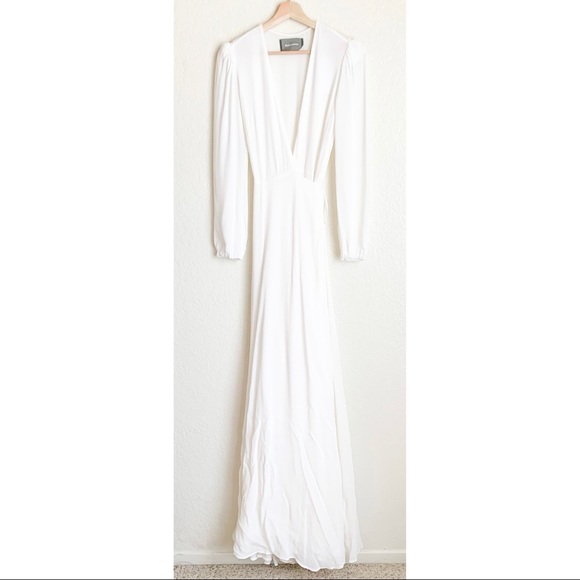 NWT Reformation Milan Wedding Dress Ivory Small - Picture 7 of 12